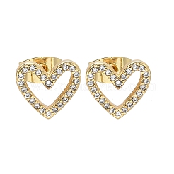 Серьги-гвоздики из циркония&nbsp;EJEW-C139-02G