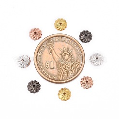 Латунь цветок шарик крышки&nbsp;X-KK-O043-02