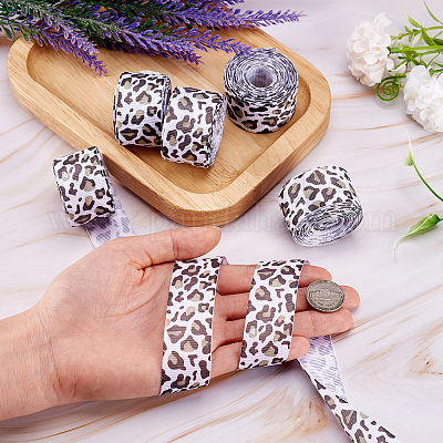 Ленты в рубчик с леопардовым принтом&nbsp;OCOR-TA0001-22B-1