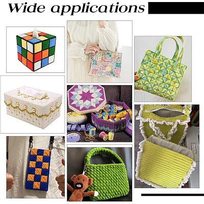 Пластиковый сетчатый холст&nbsp;LS-FIND-WH0117-98A-1