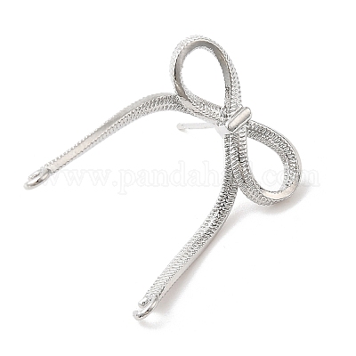 Латунные серьги-гвоздики&nbsp;KK-U061-14B-P-1