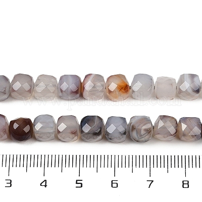 Природные Ботсвана агат бисер нитей G-H078-C37-6mm-1