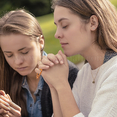 30 шт. деревянные эластичные кольца для пальцев&nbsp;RJEW-DC0001-22-1