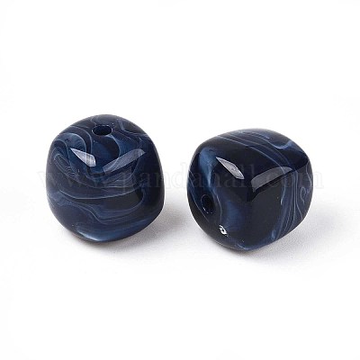 Непрозрачные акриловые бусины&nbsp;OACR-ZX006-33O-1