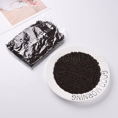 Выпечка краска стеклянные бусины&nbsp;SEED-S002-K18-1