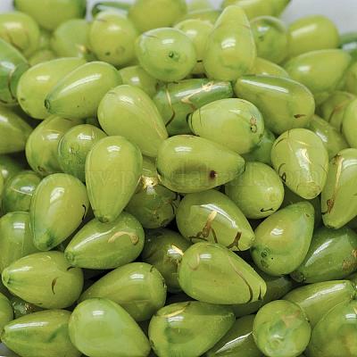 Спрей окрашены  строковые акриловые бусины&nbsp;MACR-K331-24-1