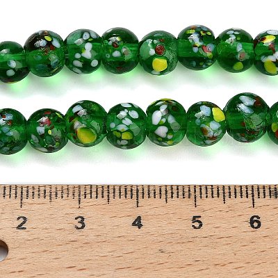 Бусы лэмпворк ручной работы&nbsp;LAMP-H071-01B-02-1