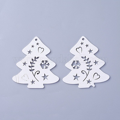 Подвески из тополя&nbsp;LS-WOOD-O004-24B-1