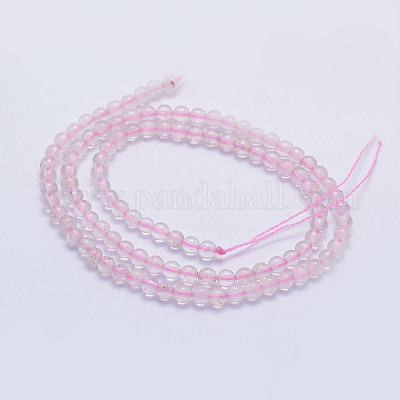 Природные морганит нитей бисера&nbsp;G-L478-08-4mm-1