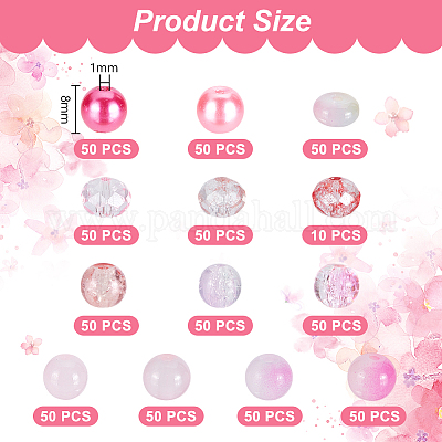 Наборы стеклянных бусин&nbsp;GLAA-GA0002-20A-1