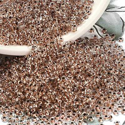 Полукруглые бусины toho 8/0&nbsp;SEED-DR08-PF740-1