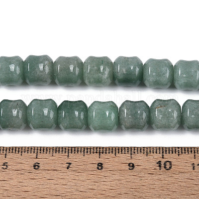 Естественный зеленый авантюрин бисер нитей&nbsp;G-N353-06A-11-1