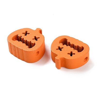 Печатные деревянные бусины&nbsp;WOOD-Z002-15B-1