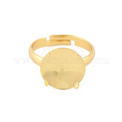 Латунные регулируемые кольца для пальцев&nbsp;KK-A272-04B-G-1