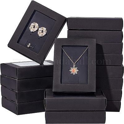 Картонная коробка с окном&nbsp;LS-CON-WH0086-022A-1