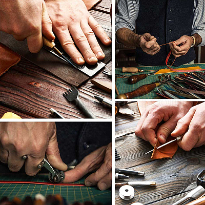 2 м плоский кожаный шнур&nbsp;LC-WH0007-07A-02-1