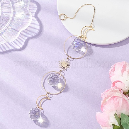 Стеклянные подвесные ловцы солнца HJEW-JM04586-1