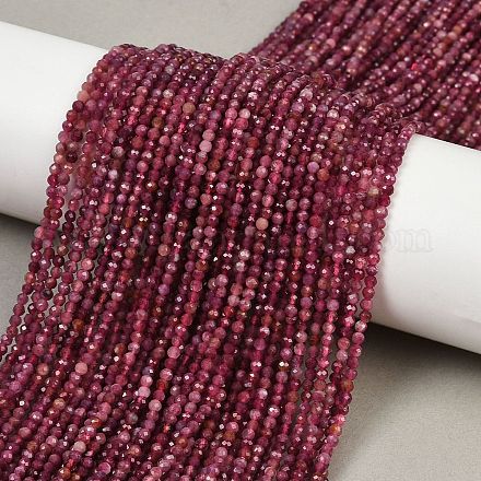 Натуральный красный турмалин бусы нити&nbsp;LS-G-RM250101-A14-1