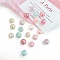 Opaque Acrylic Beads, Pumpkin, Mixed Color, 15mm