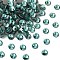 Preciosa® Crystal Hotfix Flatback Stones, Czech Crystal, Round(438 11 612 Chaton Rose VIVA 12 ®), 50005 Caribbean Sea, SS8(2.3~2.5mm)