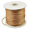 Korean Waxed Polyester Cord, Bead Cord, Goldenrod, 1.2mm, about 185yards/roll