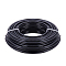 Round Aluminum Wire, Black, 6 Gauge, 4mm, 500g/bundle