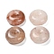 Natural Xinjiang Golden Silk Jade Pendants, Donut/Pi Disc Charms, 26x11.5~12mm, Hole: 1.8mm