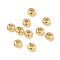 Brass Beads, Rondelle, Rack Plating, Cadmium Free & Lead Free, Real 18K Gold Plated, 3x1.5mm, Hole: 1.2mm