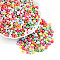 6/0 Opaque Colours Glass Seed Beads, Fringe Teardrop Beads, Mixed Color, 4.5~5.5x4~5x3~4mm, Hole: 1.2~1.4mm, about 5290pcs/pound