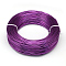 Anodized Aluminum Wire, Bendable Metal Craft Wire, Flexible Craft Wire, for Beading Jewelry Craft Making, Dark Violet, 22 Gauge, 0.6mm, 280m/250g(918.6 Feet/250g)