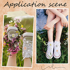 8 шт. 5 стиля клипсы для обуви из искусственного жемчуга&nbsp;FIND-CP0002-95