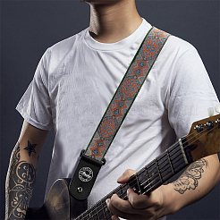 Поликоттоновые ленты с вышивкой в этническом стиле 5м&nbsp;OCOR-FG0001-42A