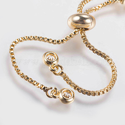 Регулируемые латунные микропроволочные кубические циркониевые браслеты&nbsp;BJEW-G588-01