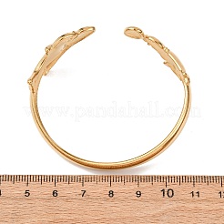 Браслеты-манжеты из нержавеющей стали Marine 304 для женщин&nbsp;LS-BJEW-Z147-01G-05