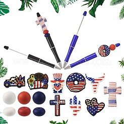 Наборы для изготовления ручек из бисера своими руками на день независимости&nbsp;DIY-FS0009-51