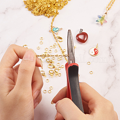 Латунные плоские овальные кабельные цепи&nbsp;CHC-CJ0001-18-NR