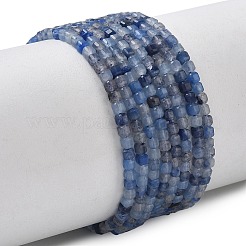 Нити из бусин авантюрина синего цвета&nbsp;G-P457-B01-10