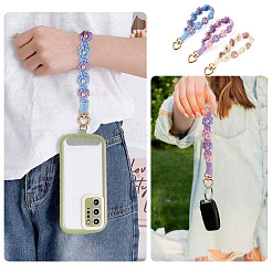 3 шт. хлопчатобумажные плетеные цветочные подвески-украшения&nbsp;AJEW-TA0002-72C