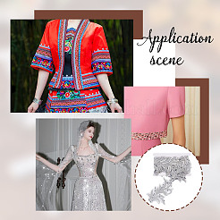 2.5 ярд блестящей полиэстеровой цветочной ленты&nbsp;OCOR-GA0002-13