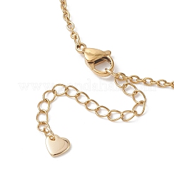 Комплекты браслетов и ожерелий из нержавеющей стали 304 и латунной эмали с клубничными звеньями&nbsp;SJEW-JS01374