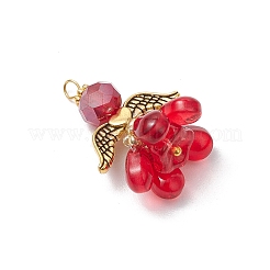 Подвески-ангелы из стеклянных бисеров&nbsp;PALLOY-MZ00631-03