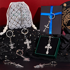 10шт. 10-х стильный металлический брелок-подвеска&nbsp;KEYC-UN0001-10