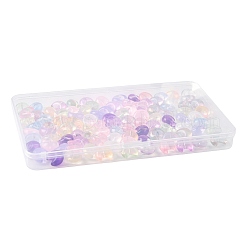 100 шт. 12 вида прозрачных стеклянных бусин для выпечки&nbsp;DGLA-FS0001-26