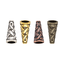 Крышки для бусин тибетского стиля&nbsp;TIBEB-TA0001-06-NR