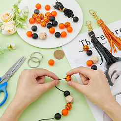 Набор для самостоятельного изготовления баскетбольного брелока-браслета&nbsp;DIY-HY0001-44