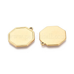 Оправы для подвесок из нержавеющей стали 304 в виде кабошонов&nbsp;STAS-N108-71G