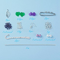 Сделай сам серьги&nbsp;DIY-X0098-91C