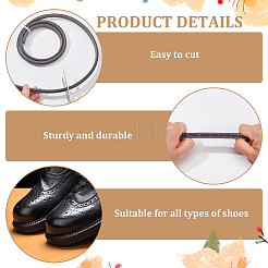 Кожаная обувь с прямыми краями и шнурком&nbsp;DIY-WH0542-48B