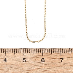 Ожерелья из цепочек из нержавеющей стали 304 толщиной 1 мм&nbsp;X-NJEW-T016-15G