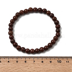 Браслеты из натуральной кофейной яшмы&nbsp;BJEW-A153-01A